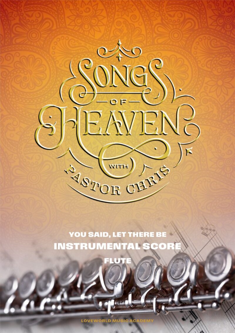 You Said, Let There Be - Instrumental Scores